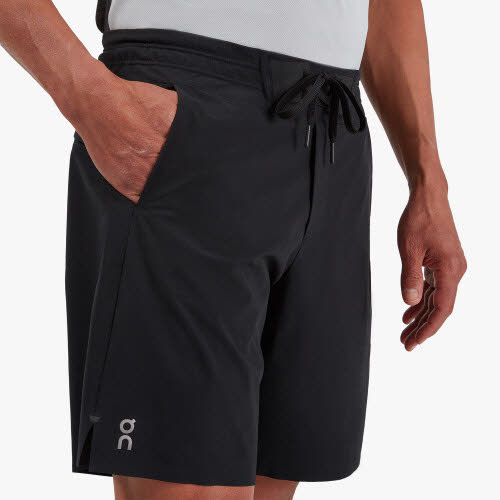 On Hybrid Shorts M Herren 2-in-1-Laufhose Laufshorts Trainingsshorts schwarz NEU