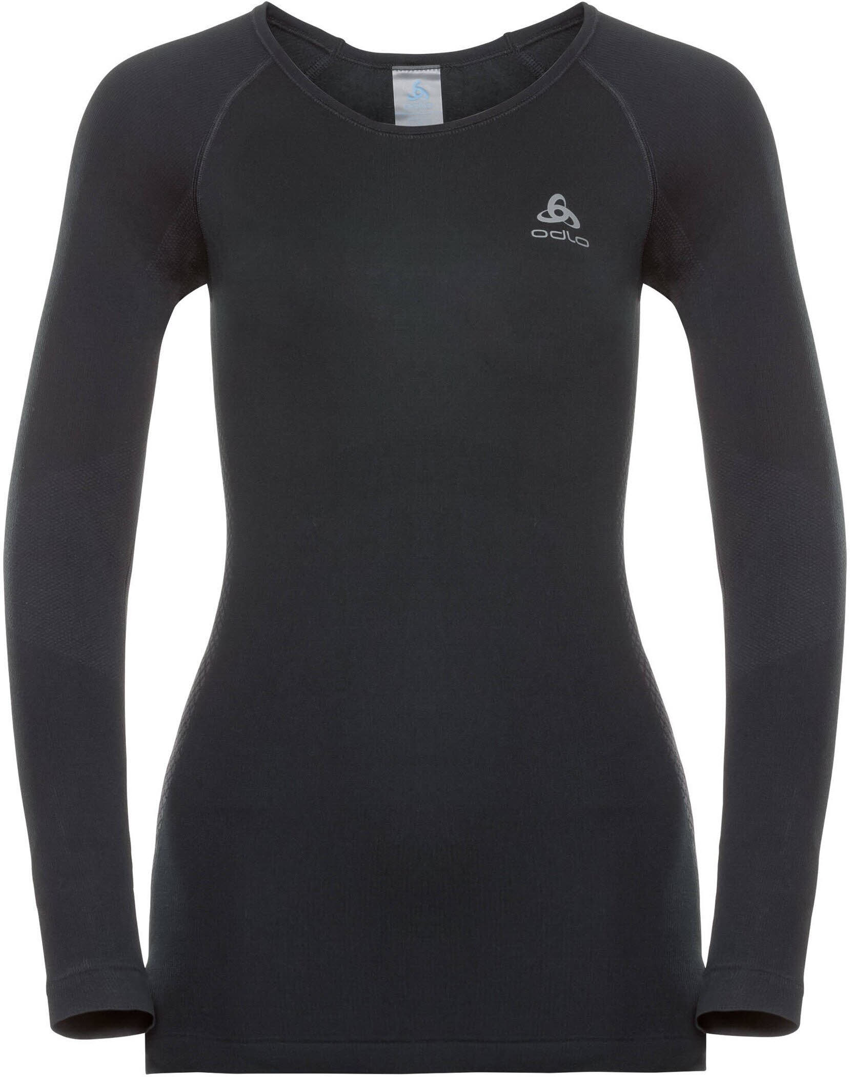 Odlo Performance warm Funktionswäsche Langarm Shirt Damen schwarz NEU