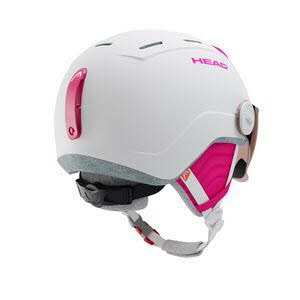 Head MAJA VISOR Skihelm mit Visier Kinder weiß