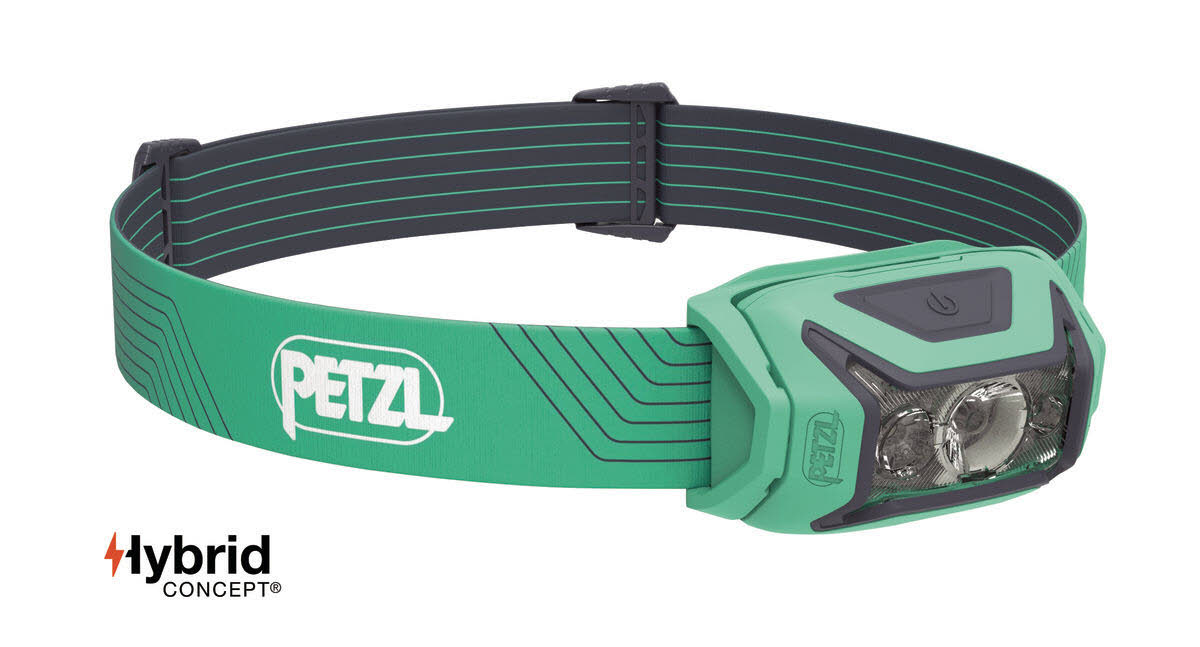 Petzl ACTIK® Unisex Stirnlampe 450 Lumen Outdoorlampe green NEU