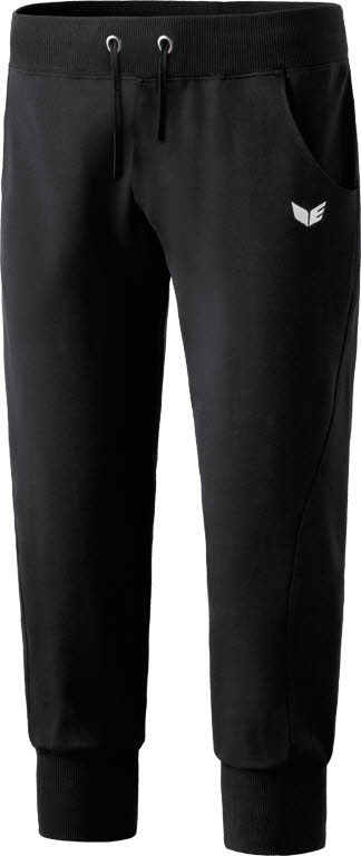 erima sweatpants 3/4 length Damen Sporthose Trainingshose schwarz NEU