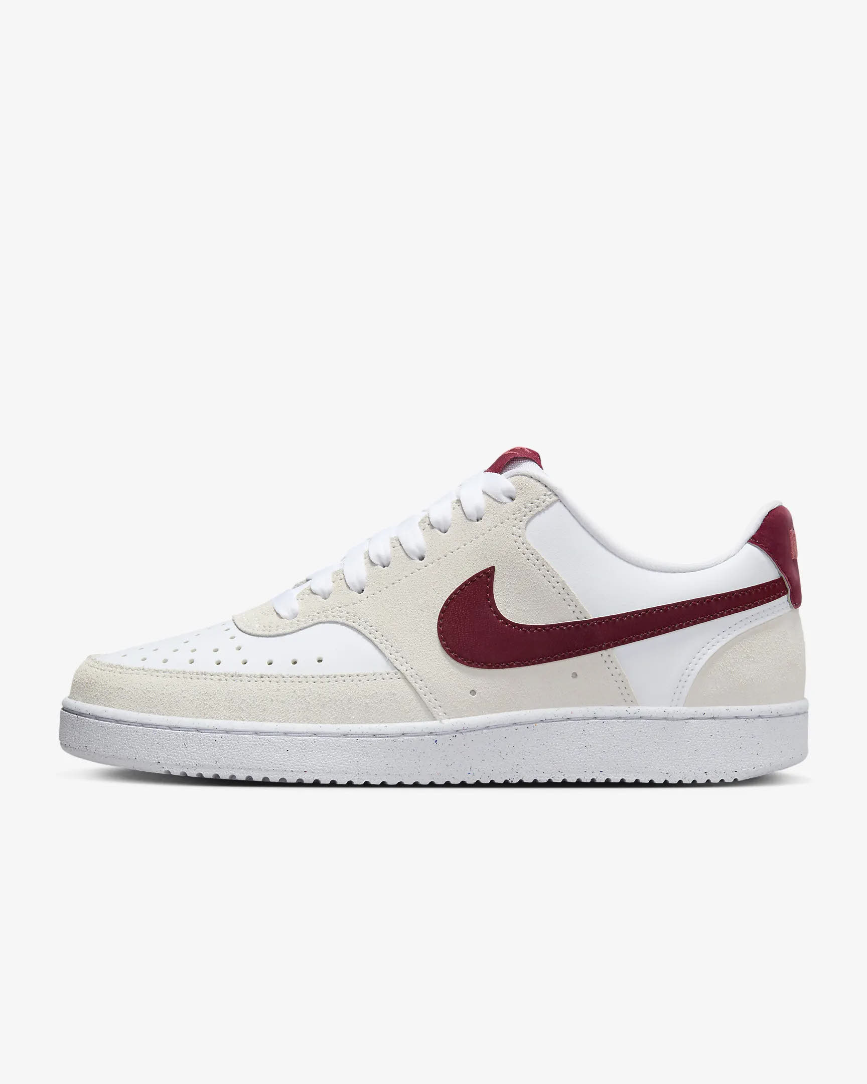 Nike Court Vision Low Damen Alltagsschuhe Modeschuhe weiß