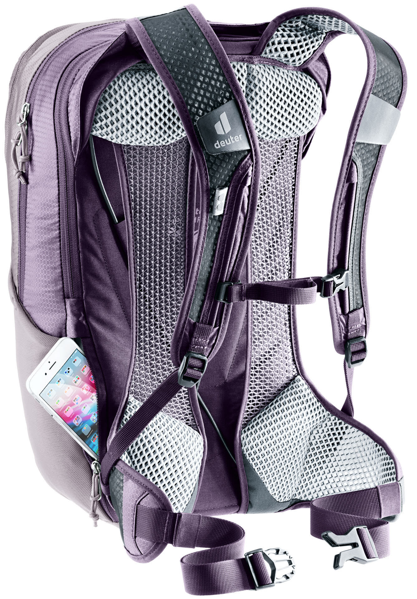 Deuter Race Air 14+3 Unisex Rucksack Fahrradrucksack lila