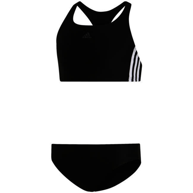 Adidas FIT 2PC 3S 3-Streifen Bikini Mädchen black NEU