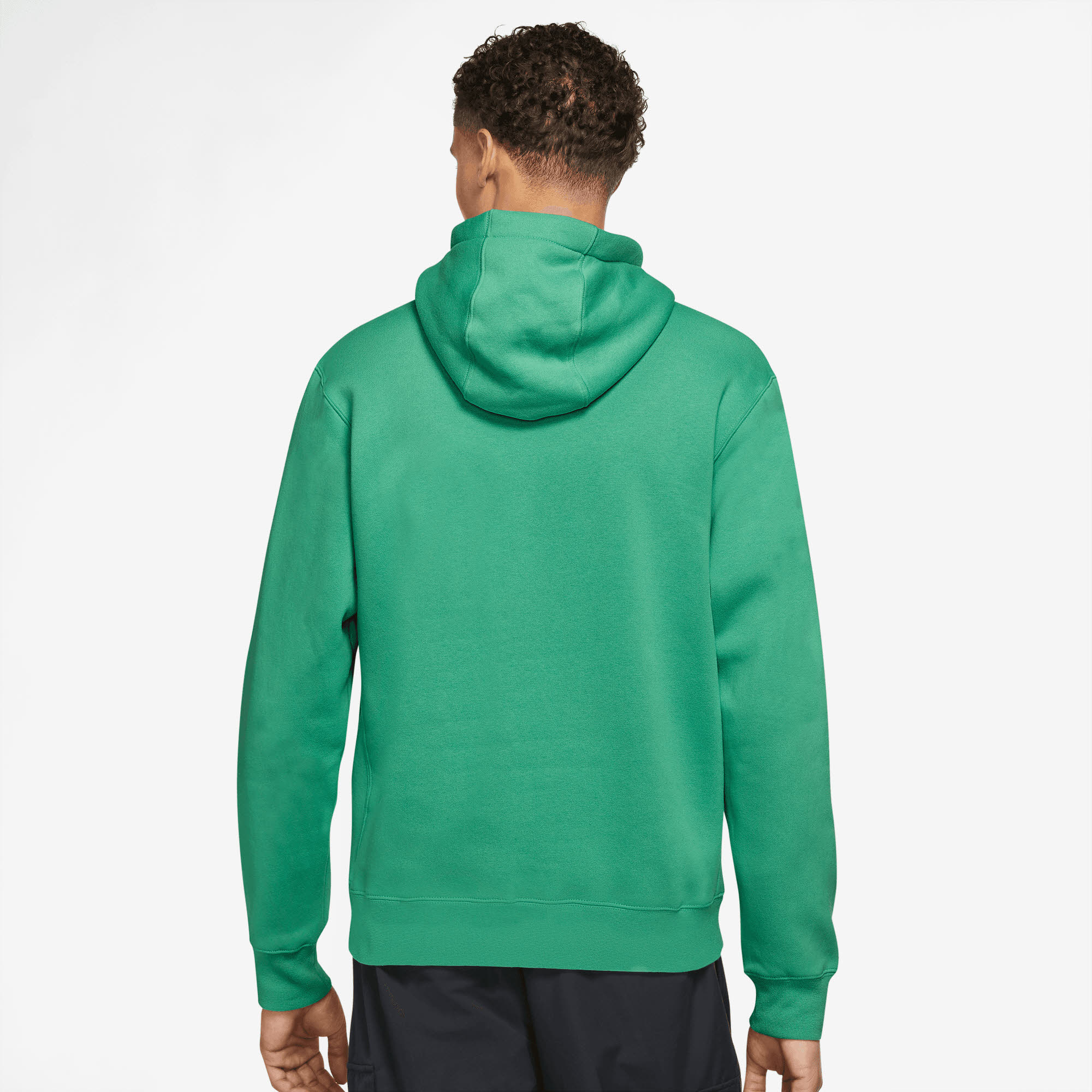 Nike Sportswear Club Fleece Herren Hoodie Kapuzenpullover grün