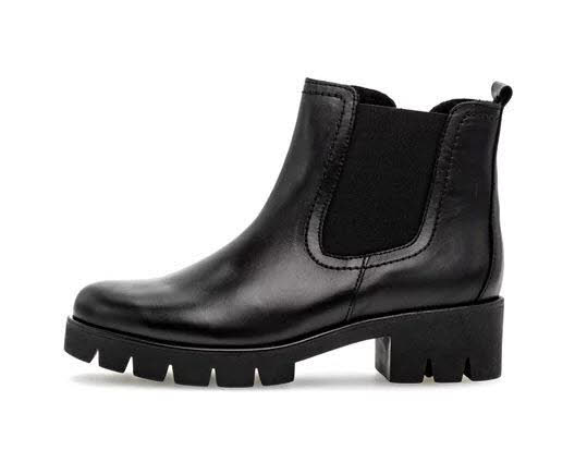 Gabor Chelsea Boot Damen Stiefelette Slipper schwarz