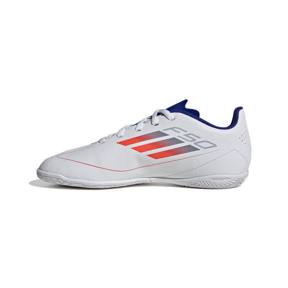 adidas F50 CLUB IN J Kinder Fußballschuhe Hallenschuhe weiß