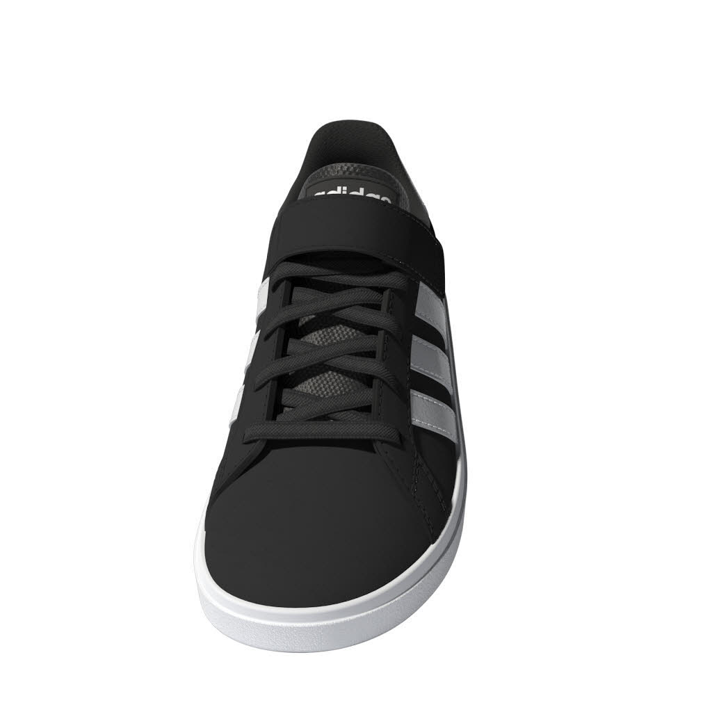 adidas Grand Court Lifestyle Jungen Top Strap Schuh Lifestyle Schuh schwarz