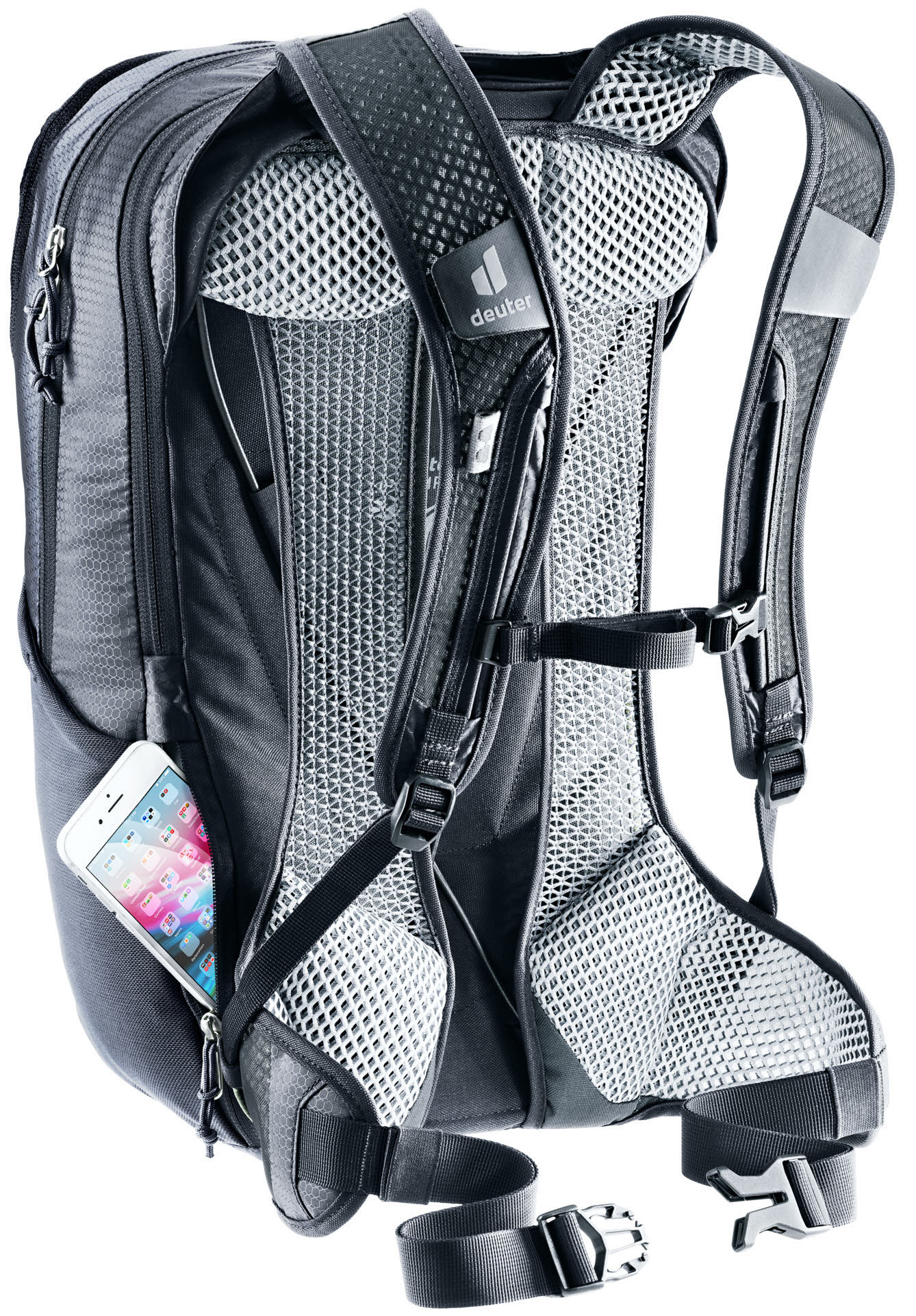 Deuter Race Air 14+3 Unisex Rucksack Fahrradrucksack schwarz