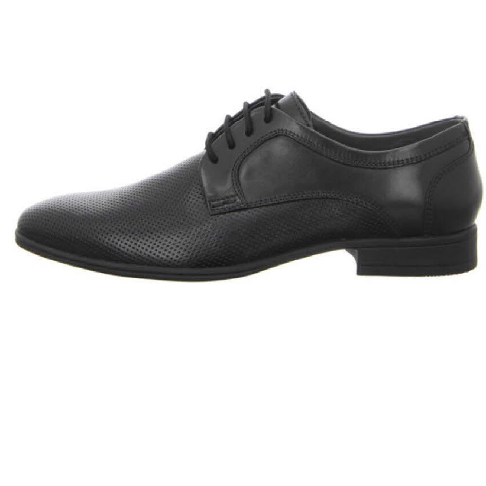 Longo Halbschuhe Herren Sommerschuhe Schnürschuhe modisch Freizeit schwarz NEU