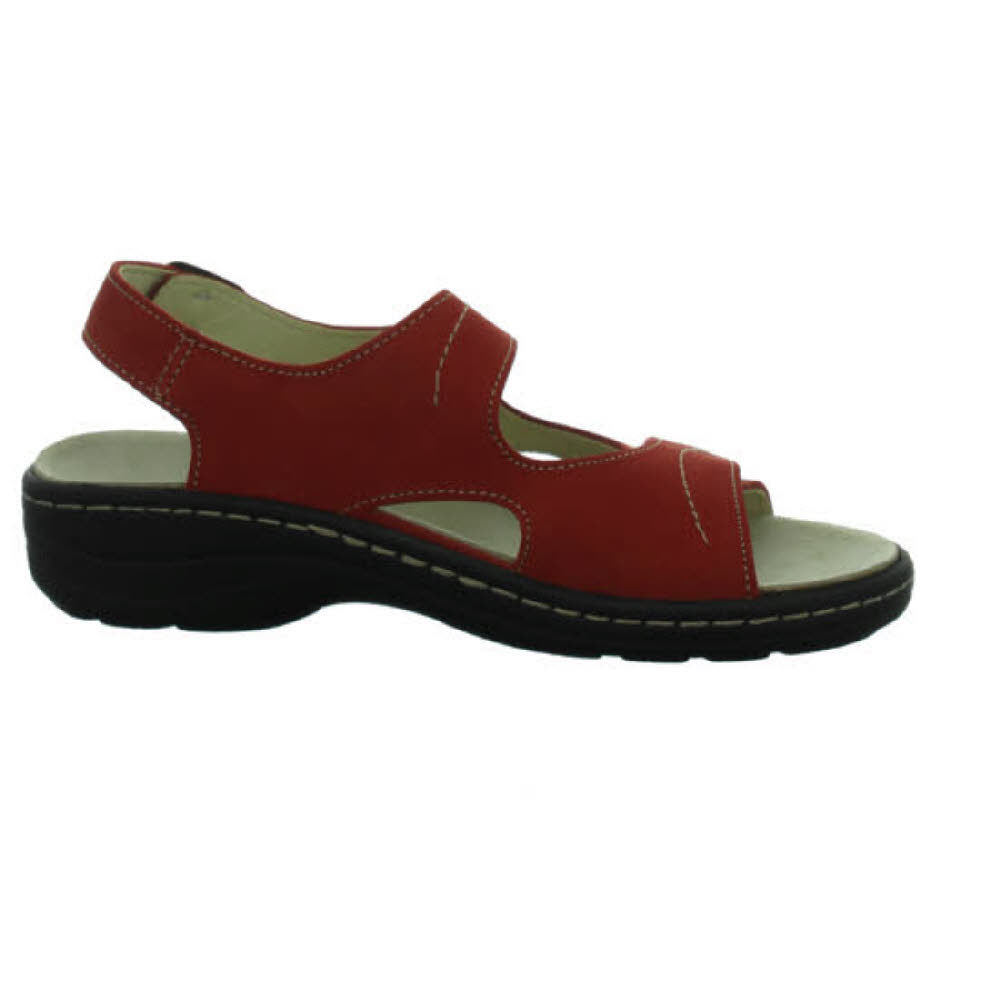 Longo Sandalen Damen Sommerschuh Freizeitschuh rot NEU