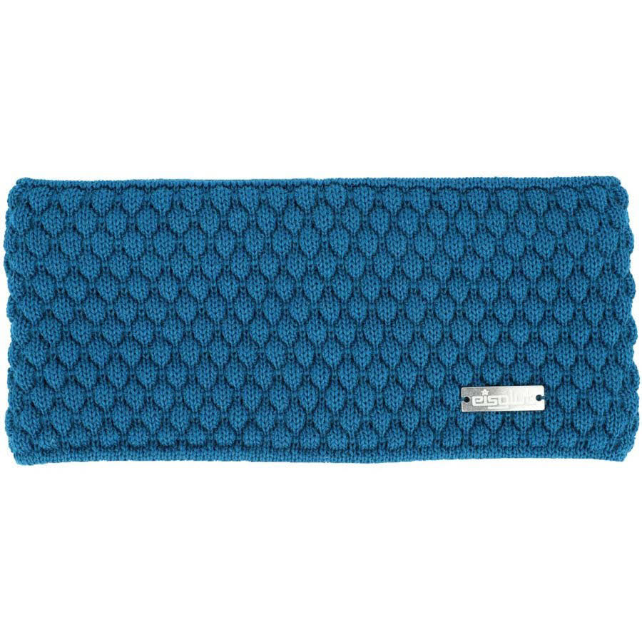 Eisglut Minal Merino Strickstirnband Damen blau