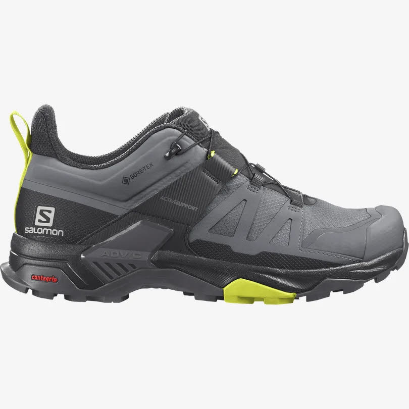 Salomon X Ulltra 4 GTX Walkingschuhe Herren grau/schwarz NEU