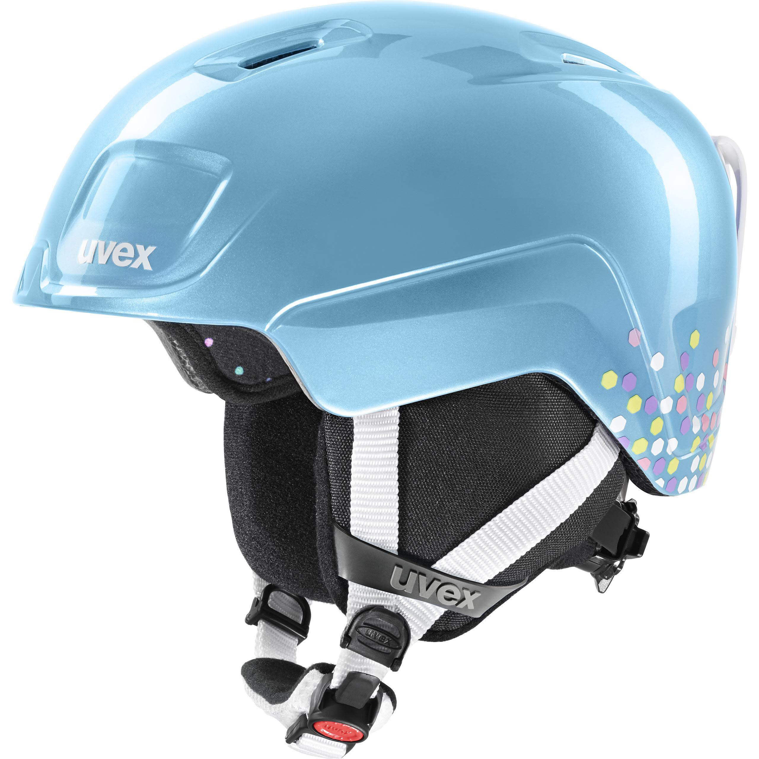 Uvex Heyya Kinder Mädchen Skihelm Snowboardhelm Ski Alpin blue confetti NEU