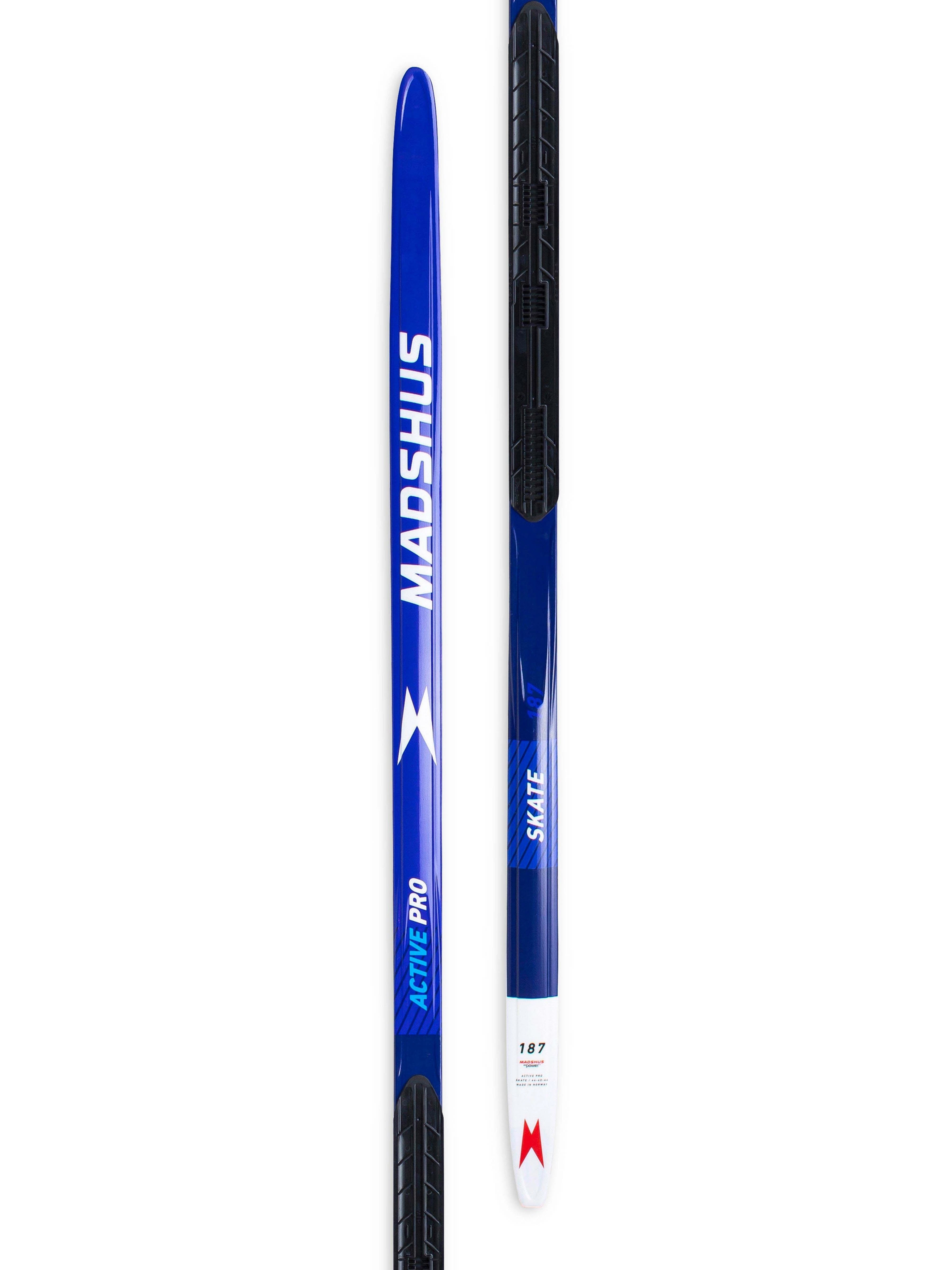 Madshus Active Pro Skate Langlaufski Skatingski blau/weiss ohne Bindung