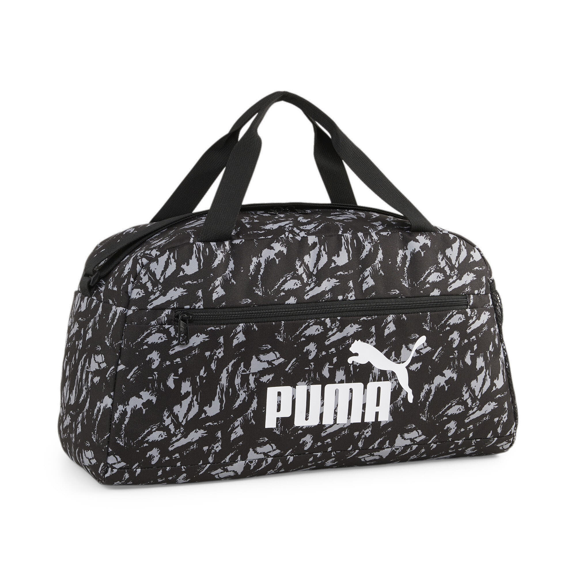 Puma Phase AOP Sports Bag Sporttasche Trainingstasche schwarz weiß