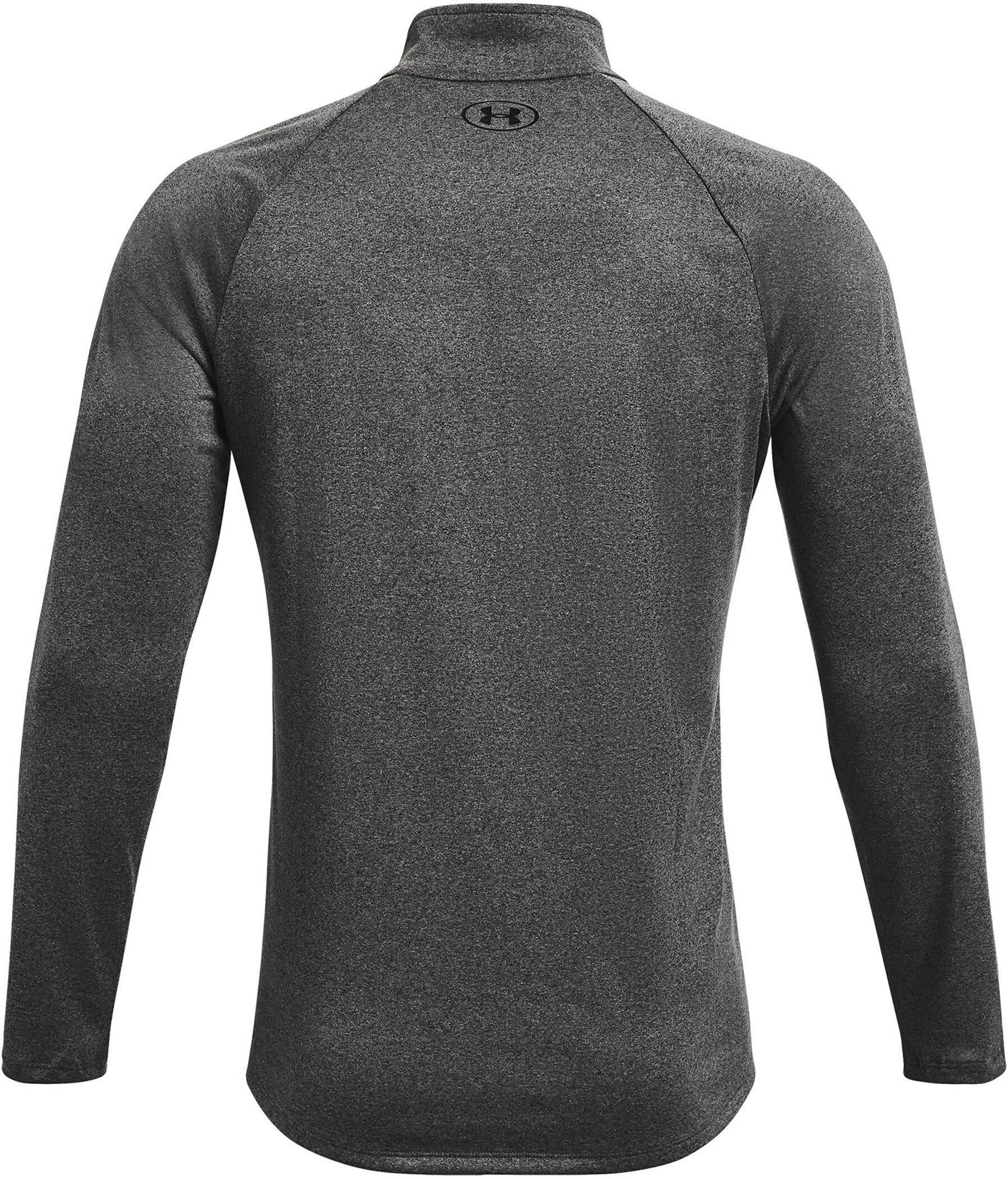 Under Armour Tech 2.0 1/2 Zip Herren Langarmshirt Funktionsshirt grau