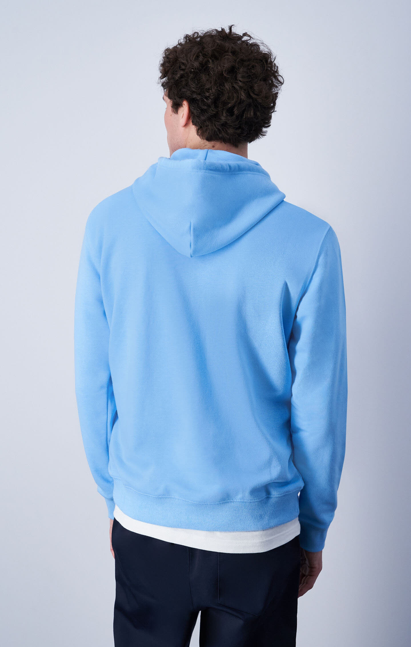 Champion Herren Kapuzenpullover Hoodie mit Logo blau