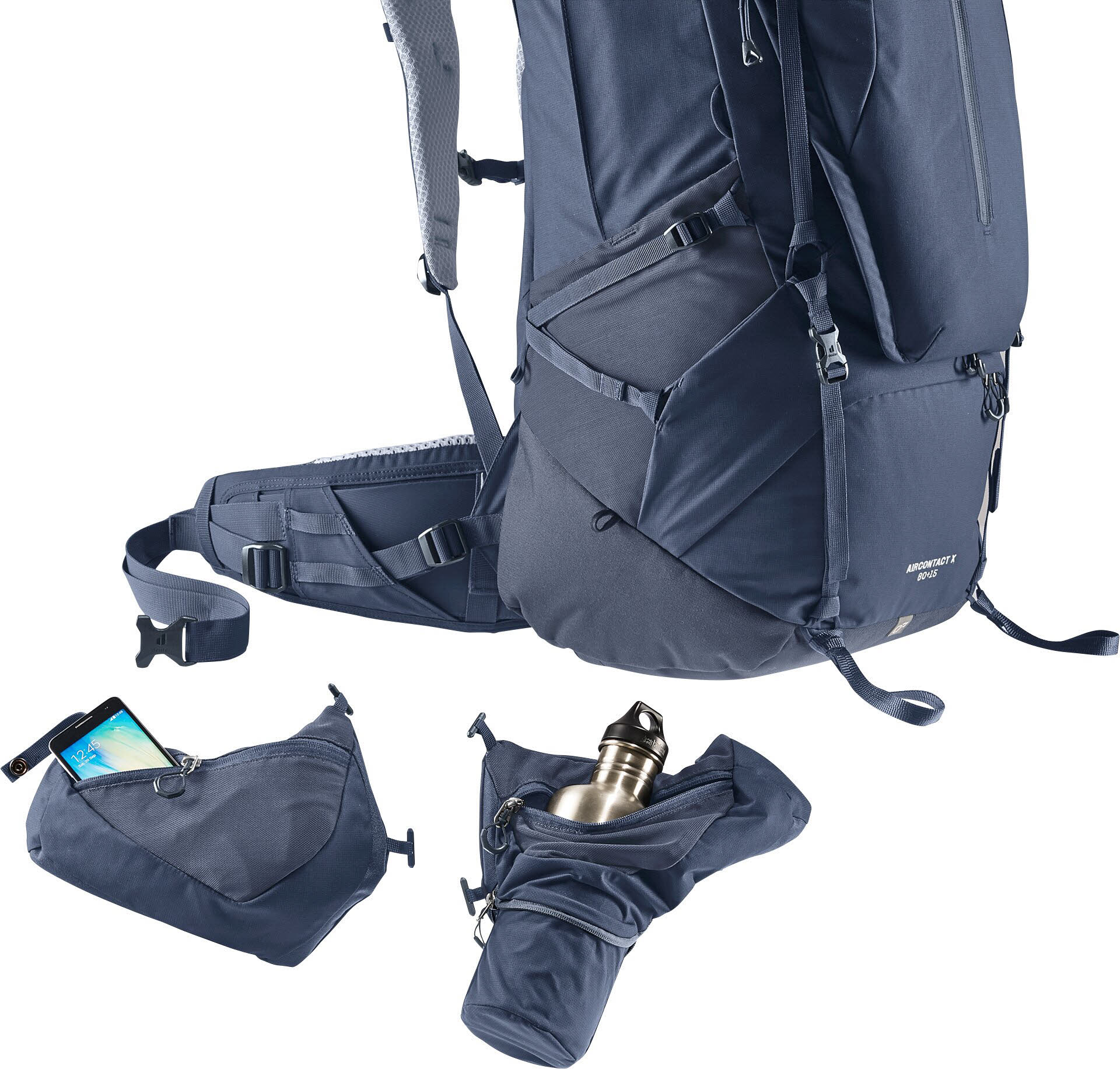 Deuter Aircontact X 80+15 Rucksack Trekkingrucksack blau