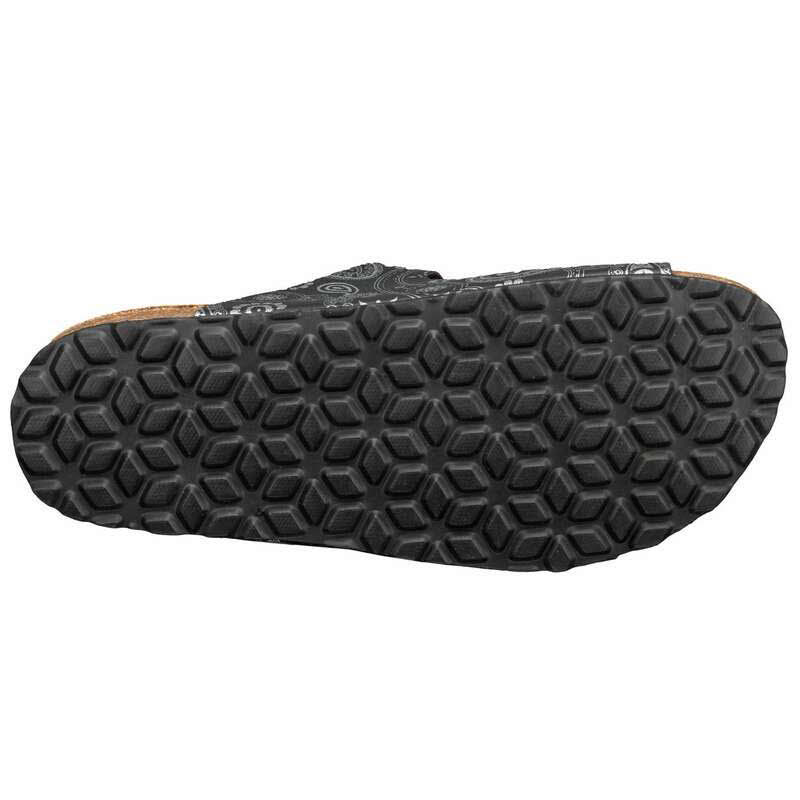 LICO Pantolette Bioline Lady Power Verstellbare Schnallen Dämpfungsaktive Sohle Damen schwarz