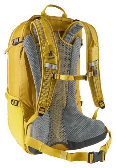 Deuter Futura 23 Wanderrucksack mit Regenhülle und Lageverstellriemen Gelb NEU