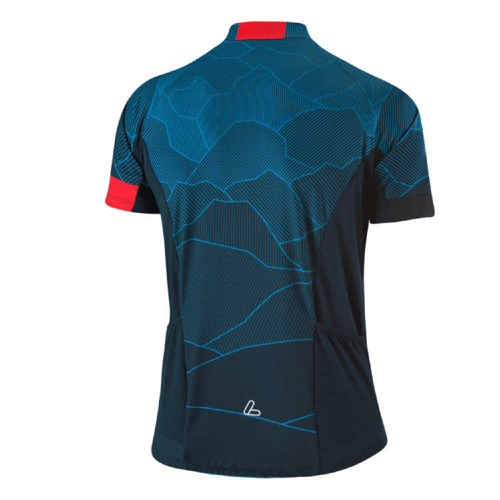 Löffler Bike Jersey FZ HILLS MID Fahrradtrikot Funktionsshirt Herren blau NEU