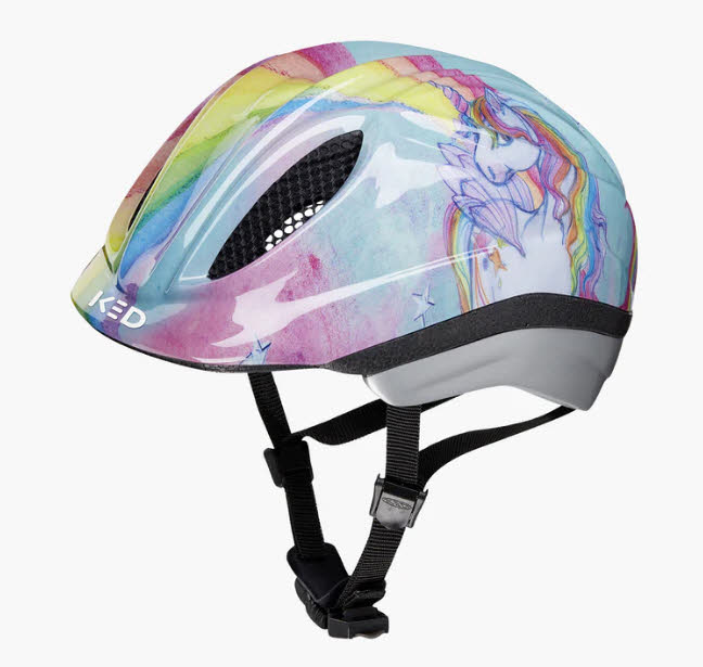 KED Einhorn Paradies-Meggy II Originals Mädchen Fahrradhelm Helm pink