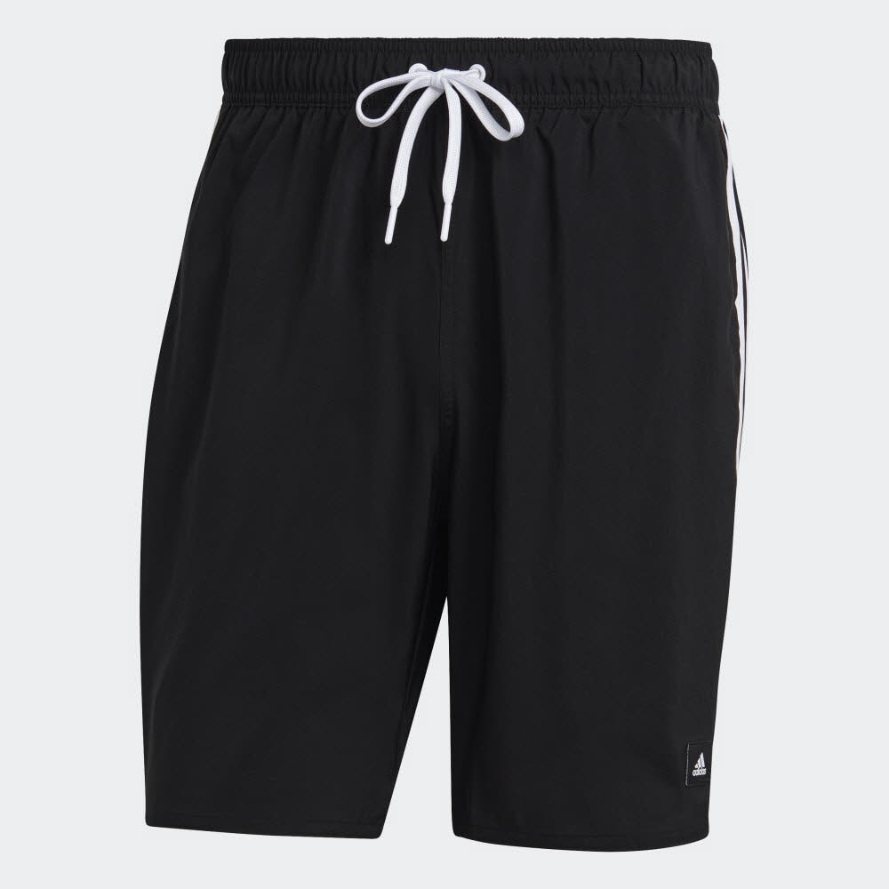 adidas 3-STREIFEN CLX Herren Badeshorts Badehose schwarz