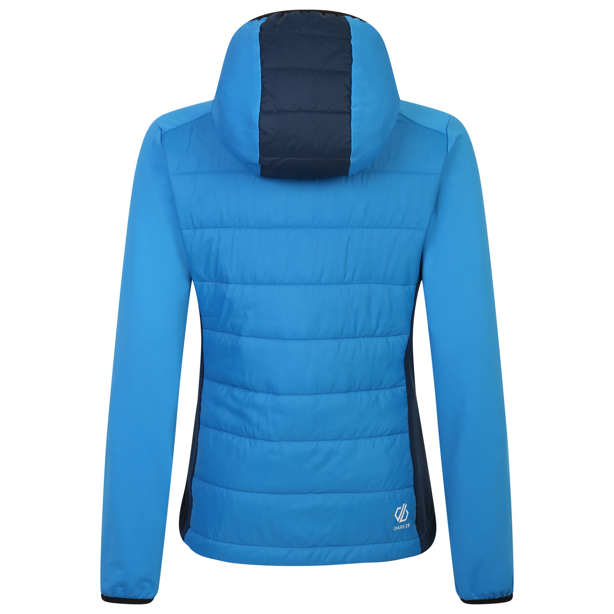 DARE2B Ascending Hybrid Damen Daunenjacke Kapuzenjacke Winterjacke blau