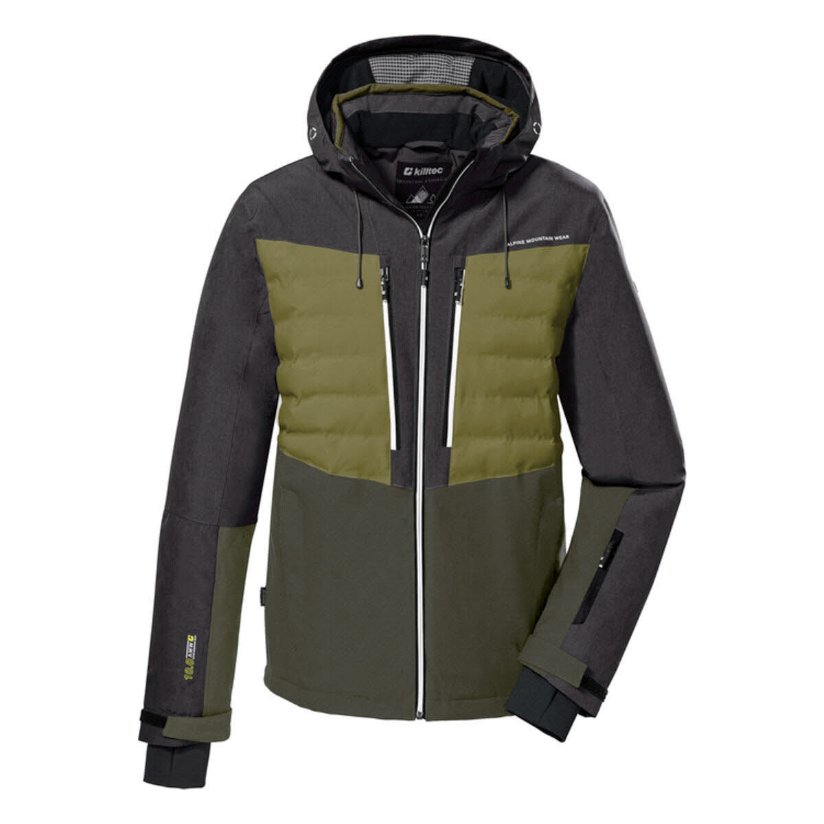 Killtec KSW 56 Herren Skijacke Snowboardjacke Winterjacke grün