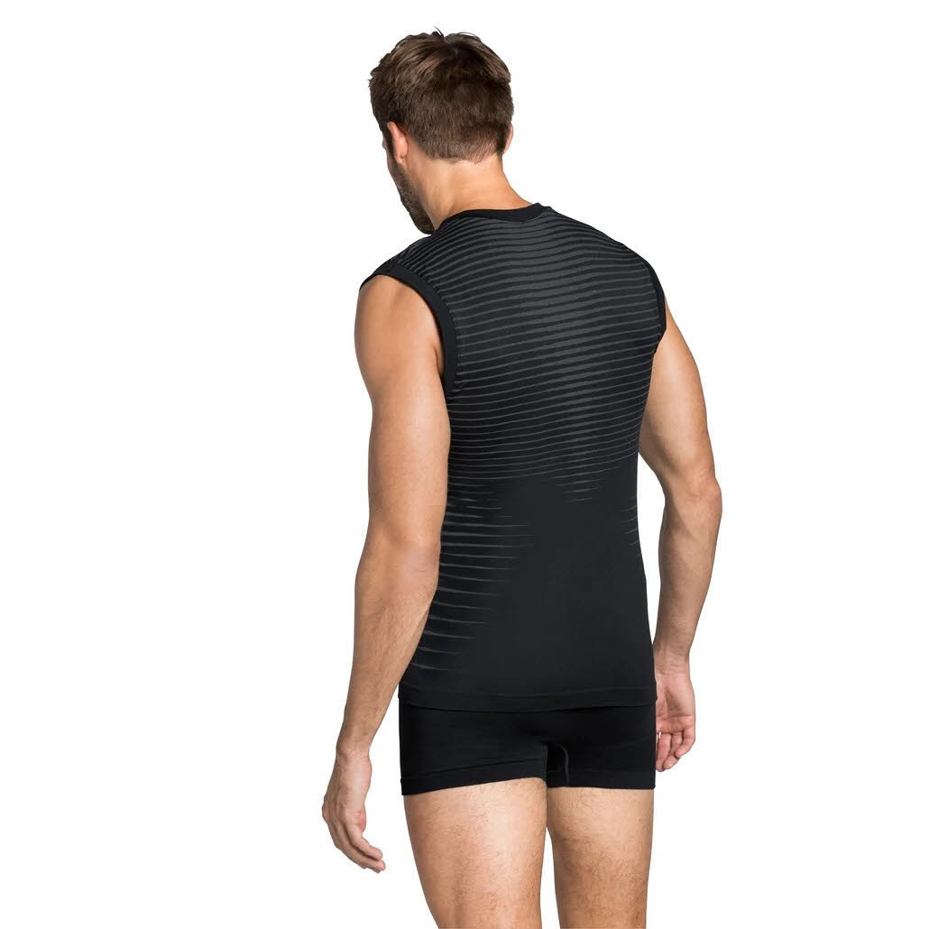 Odlo Performance Light Base Layer Herren Unterhemd Funktionsshirt ärmellos schwarz