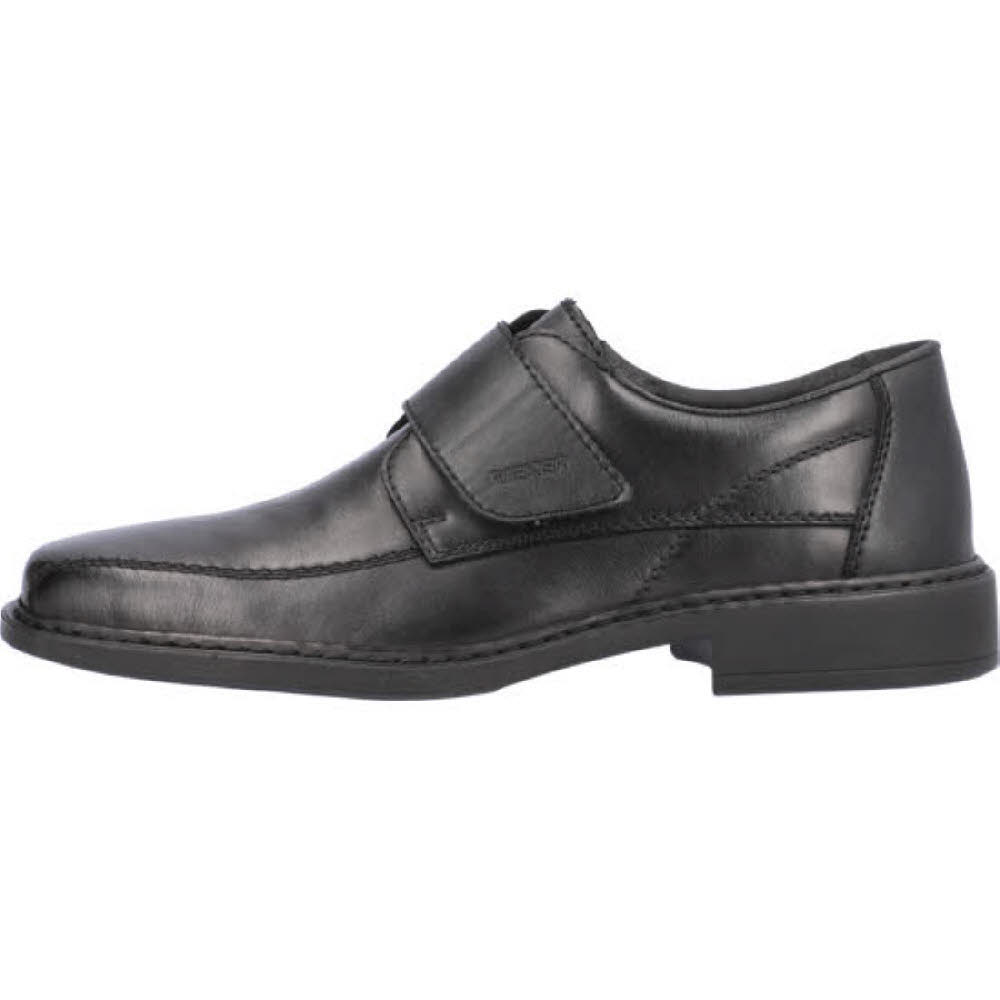 Rieker FSK Herren Halbschuhe Lederschuhe schwarz