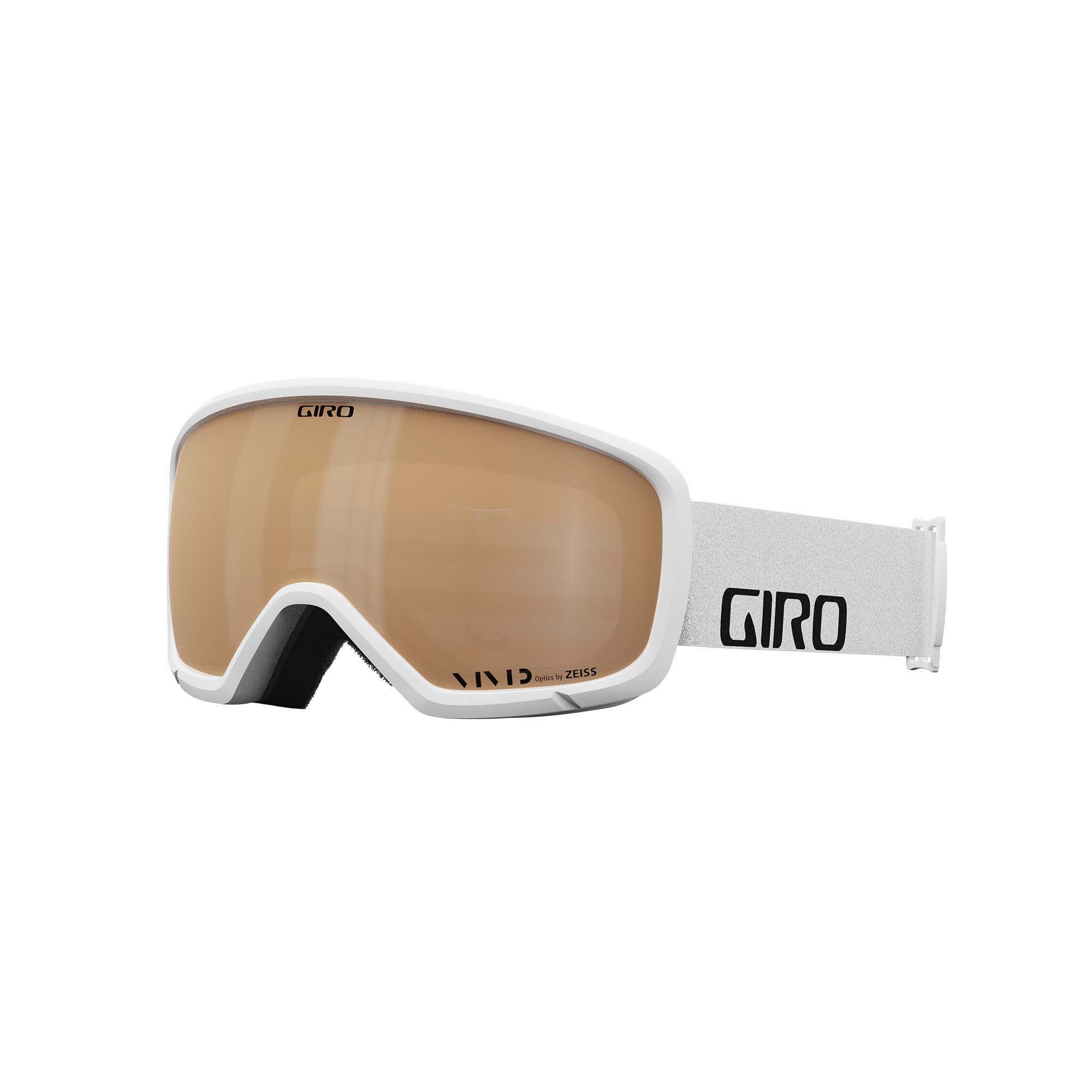 Giro Ringo Unisex Skibrille Anti-Beschlag Beschichtung Anti-Rutsch Brillenband weiß