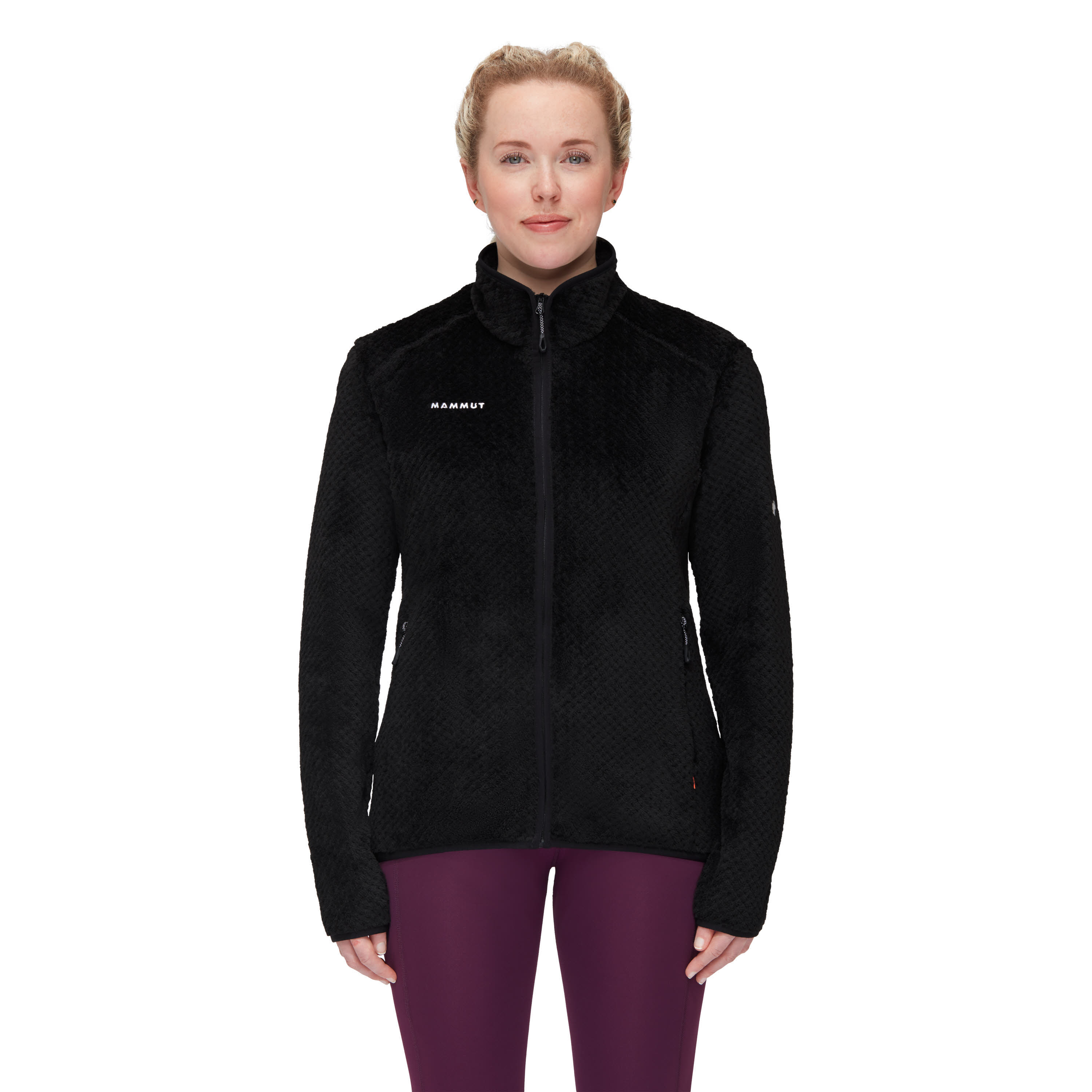 Mammut Innominata ML Jacket Fleecejacke Warm Leicht Recycelt Damen Schwarz