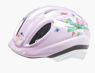 KED Peppa Pig Girl-Meggy II Originals Mädchen Fahrradhelm Kinderhelm pink