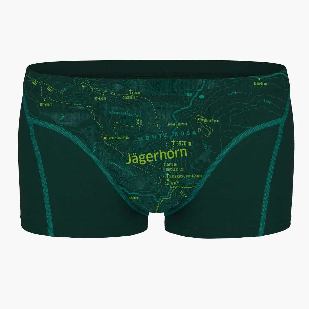 Ein schöner Fleck Erde Jägerhorn Herren Boxershorts Unterhose Wäsche grün NEU