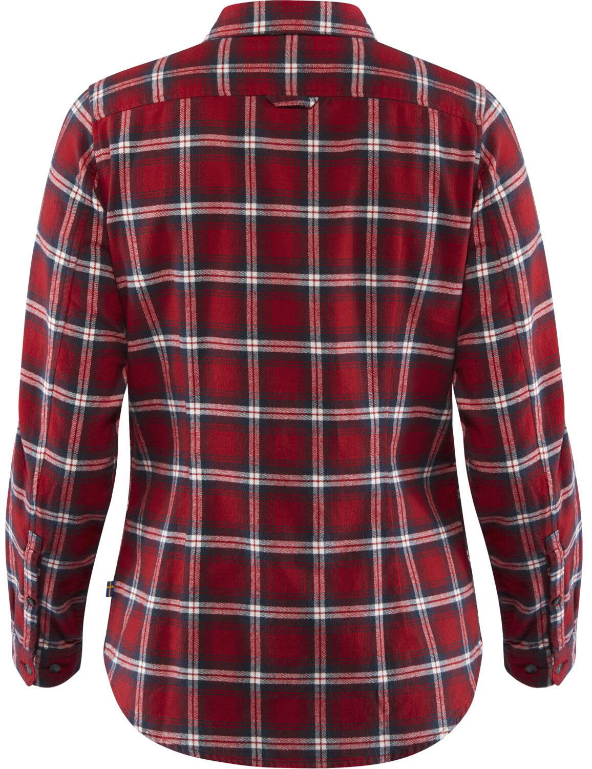 Fjäll Räven Övik Flannel Shirt Flanellhemd aus Baumwolle Leicht Damen Rot