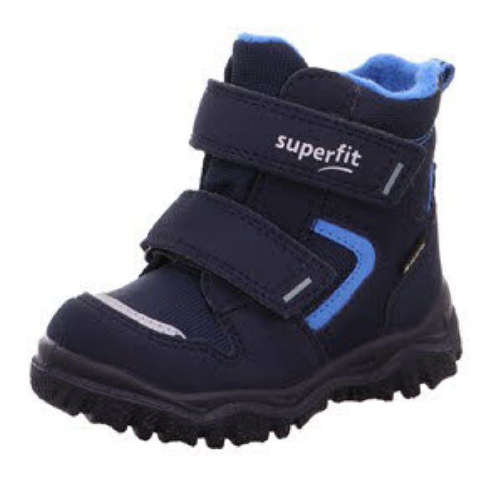 Superfit Husky1 Jungen Winterstiefel Winterboots Stiefel Klettverschluß blau NEU