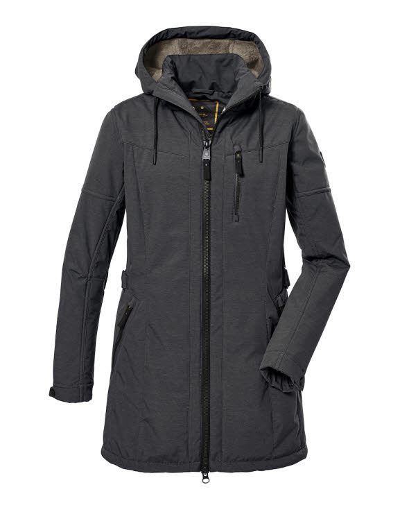 Killtec GW 46 WMN SFTSHLL PRK Parka Freizeitmantel Damen dunkelgrau