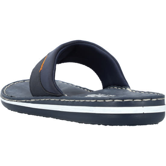 Rieker FSK Herren Sandalen Flip Flop Blau Weiß