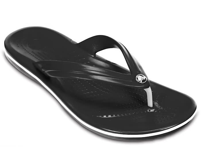 Crocs Crocband Flip Flop Herren Badeschuhe Zehentrenner schwarz NEU