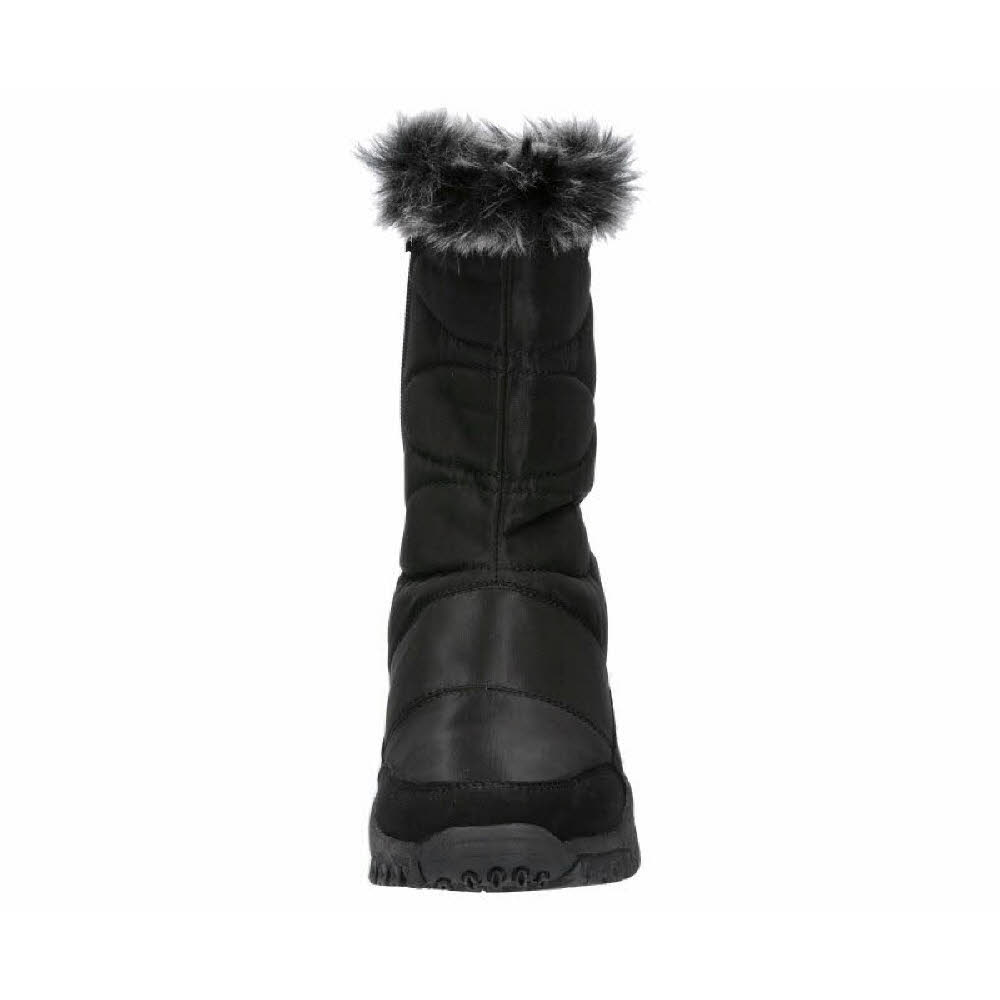 LICO Almina Stiefel Slipper gefüttert Damen schwarz NEU