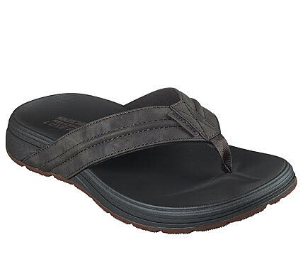 skechers Relaxed Fit: Patino - Marlee Herren Sandale Flip Flop braun