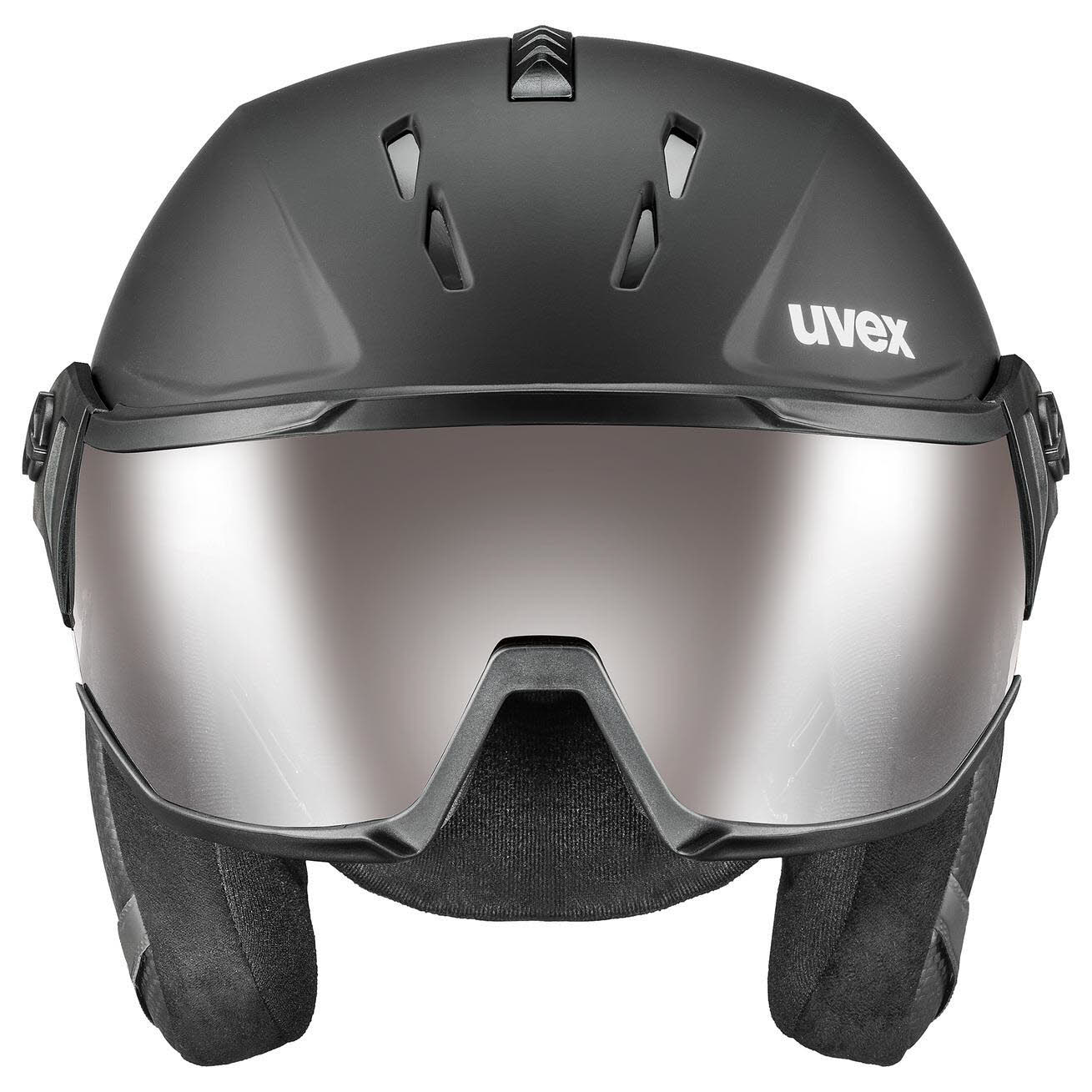 Uvex instinct visor pro v Skihelm Visier Unisex schwarz silber