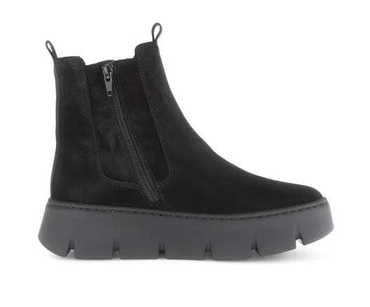 Gabor Damen Chelsea Boots Stiefeletten schwarz