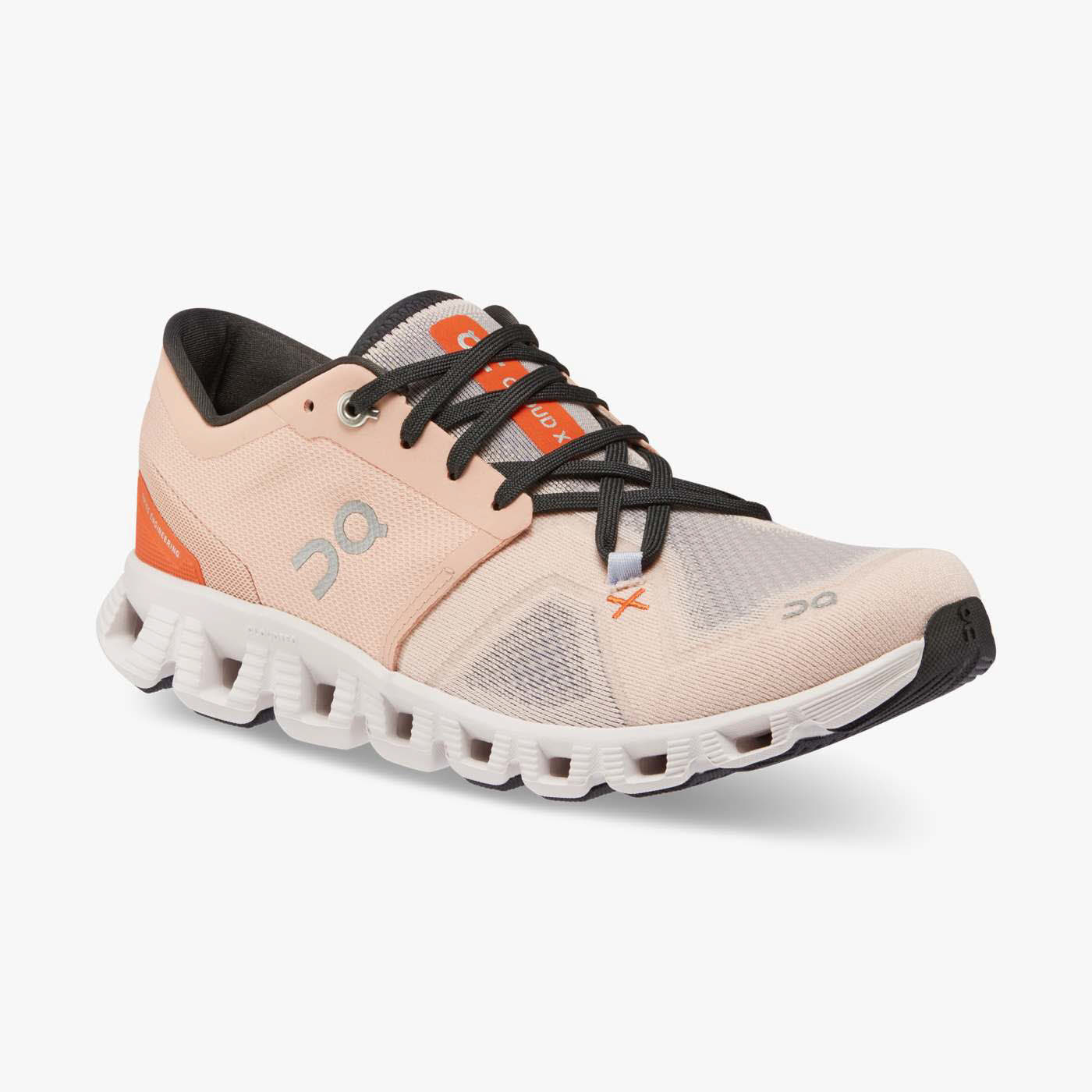 ON Cloud X 3 Laufschuh Damen Atmungsaktiv Ultraleicht rosa