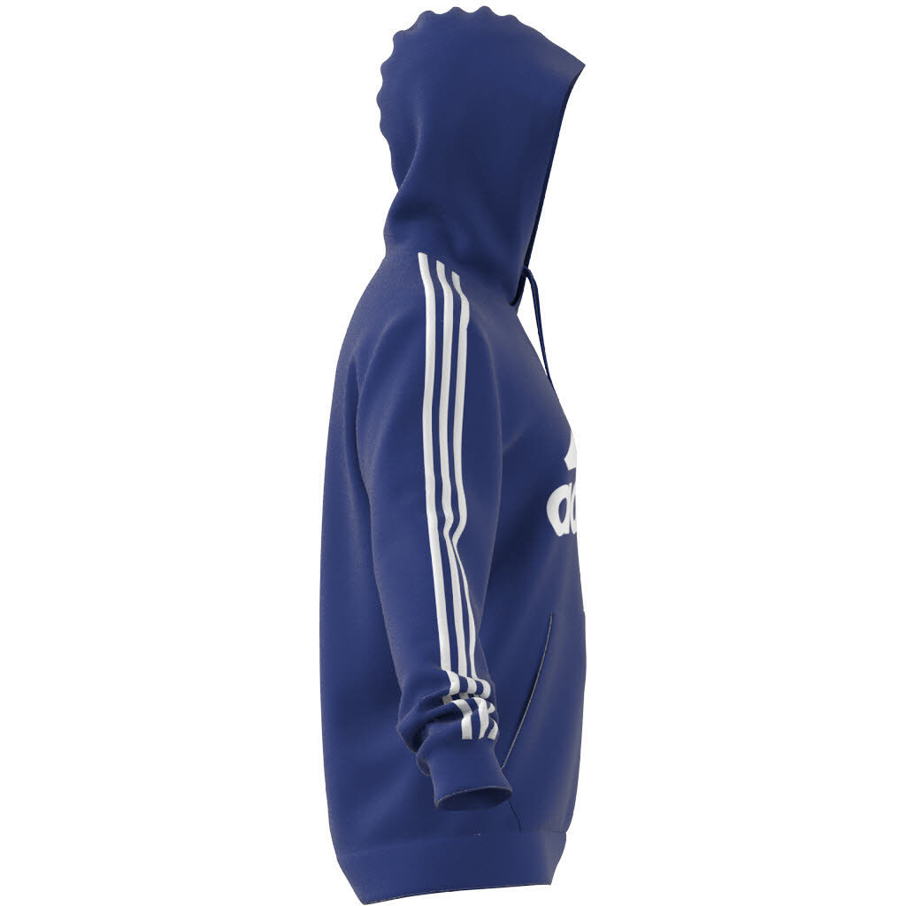 adidas sportswear Herren Kapuzenpullover Blau Weiß