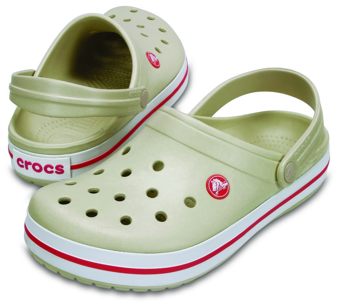 Crocs Crocband Clog Damen Sandale Gartenschuh grün