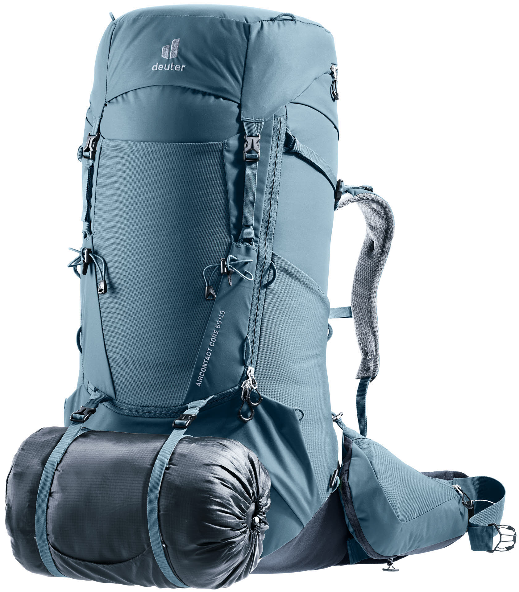 Deuter Aircontact Core 60+10 Unisex Rucksack Wanderrucksack Trekkingrucksack blau