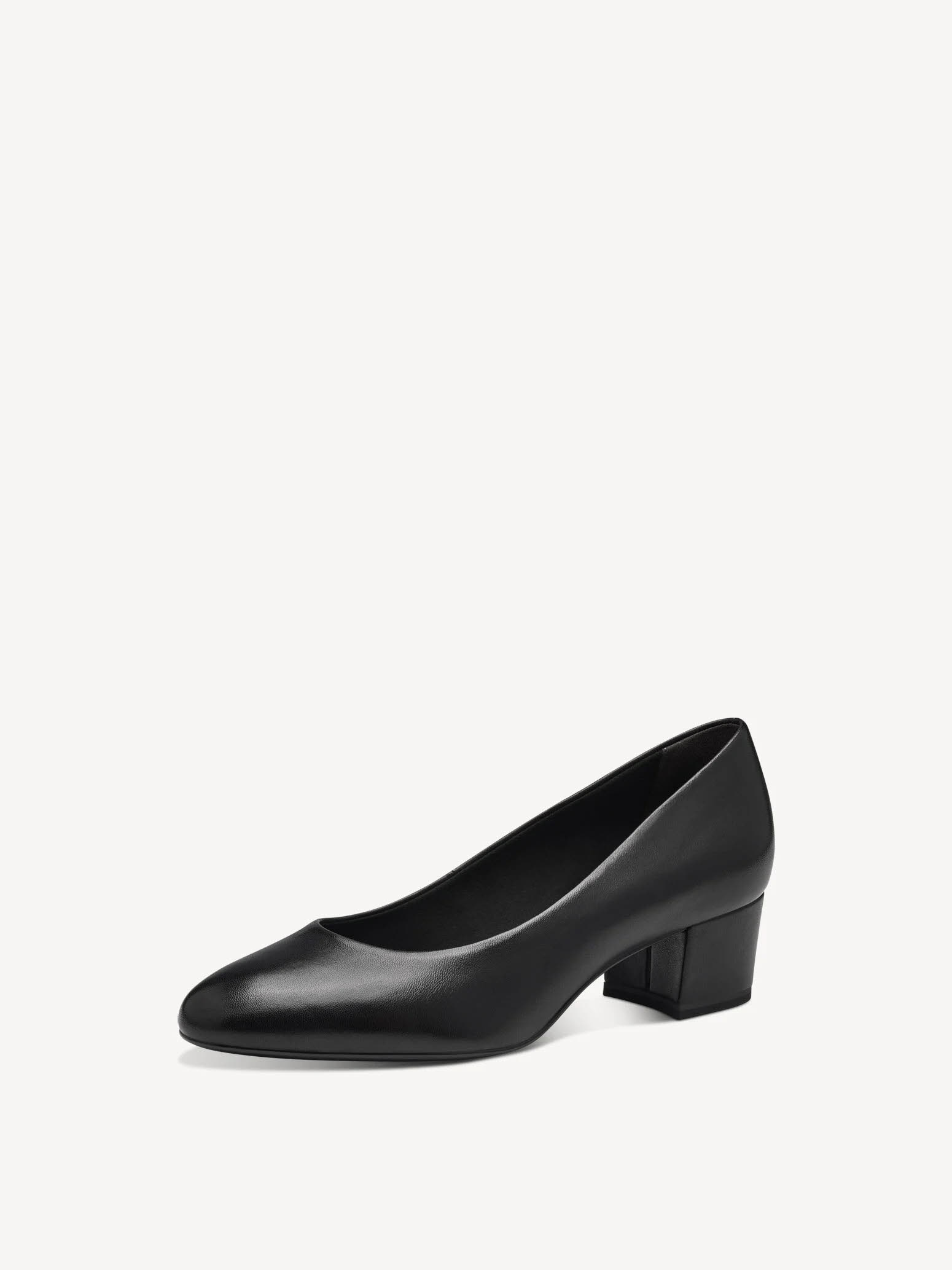 Tamaris Lederpumps Damen Pumps Modeschuhe schwarz